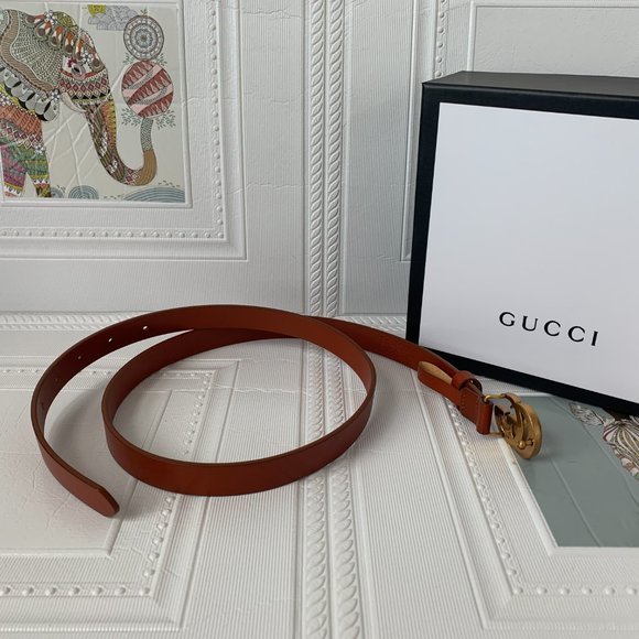 Leather belts with Double G buckle main image 5